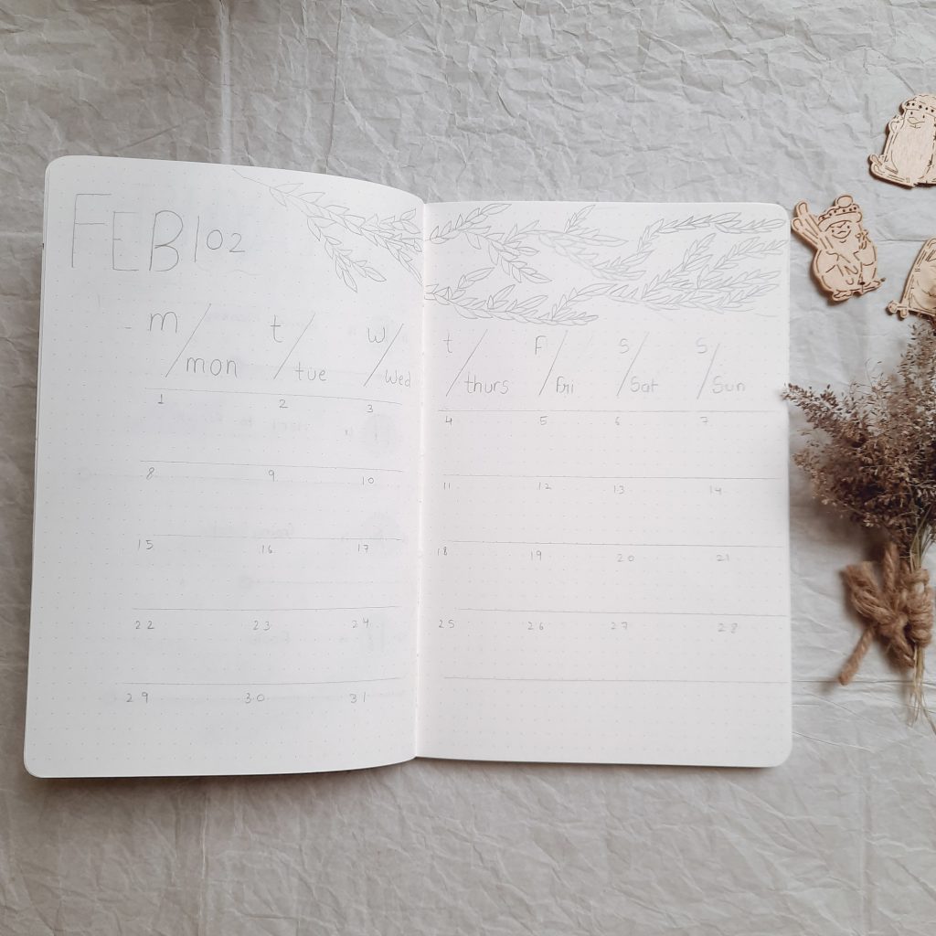 minimalist-bullet-journal-monthly-spread-01