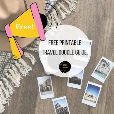 Free Printable Travel Doodle Guide!