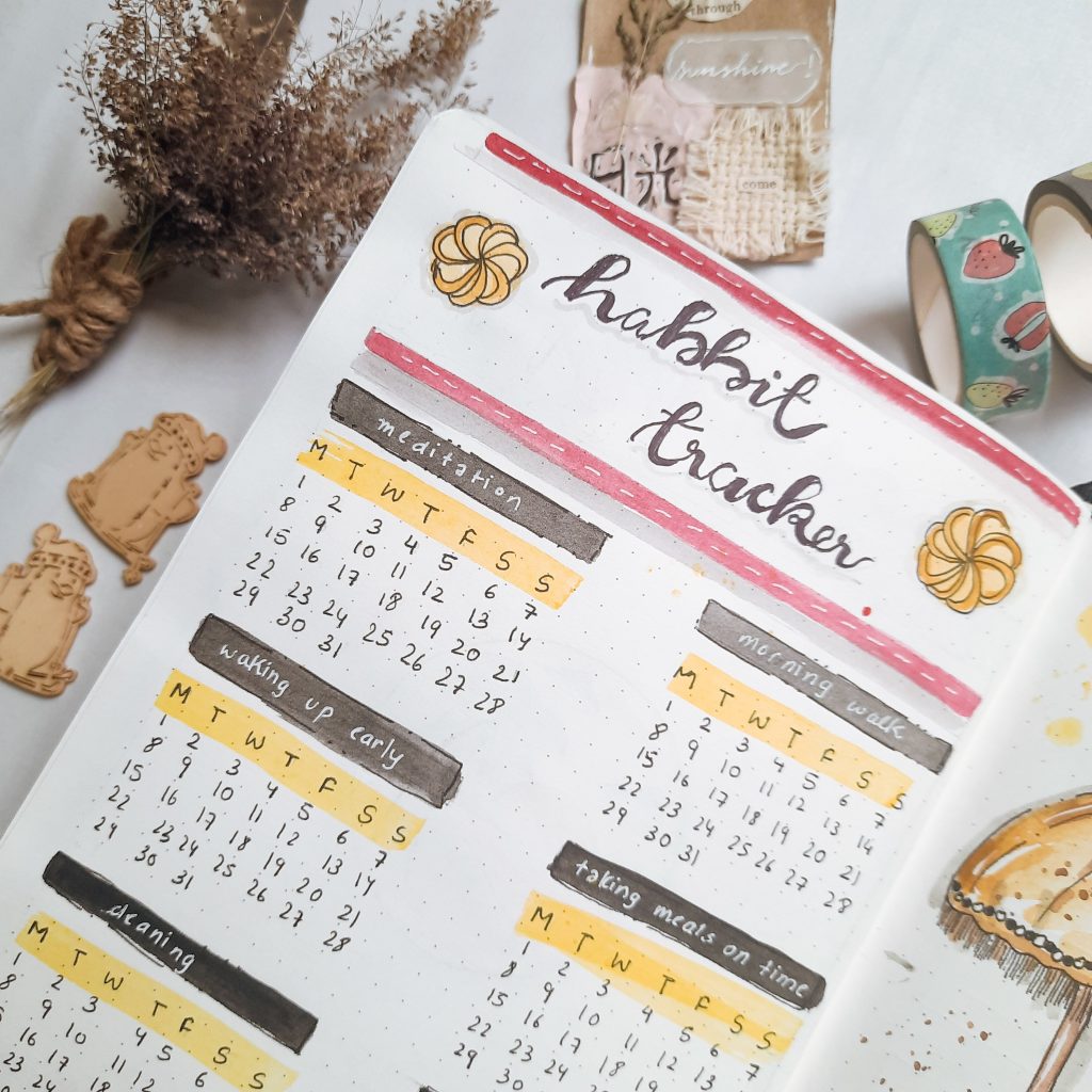 habit-tracker-bullet-journal-india