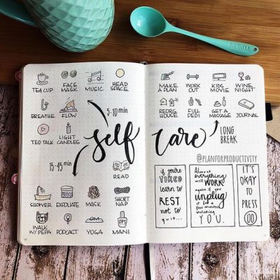 10 Wellness Spreads To Create In Your Bullet Journal | Bullet Journal India
